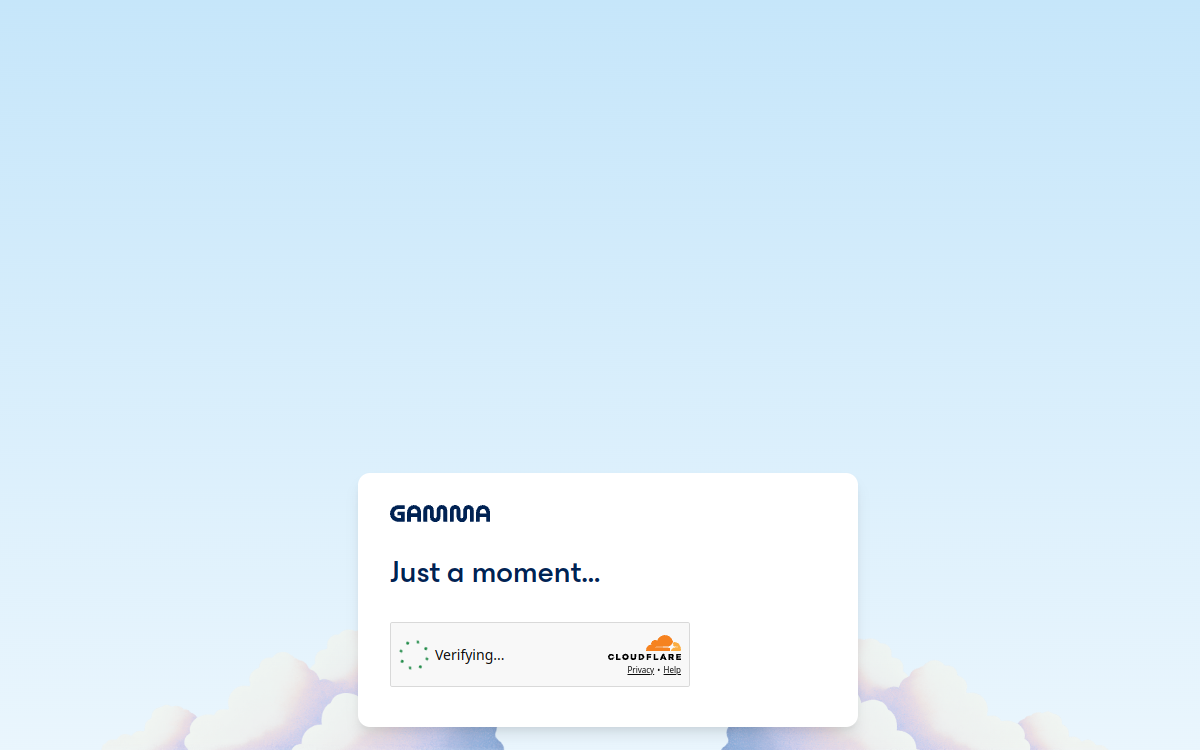 Captura de pantalla de Gamma