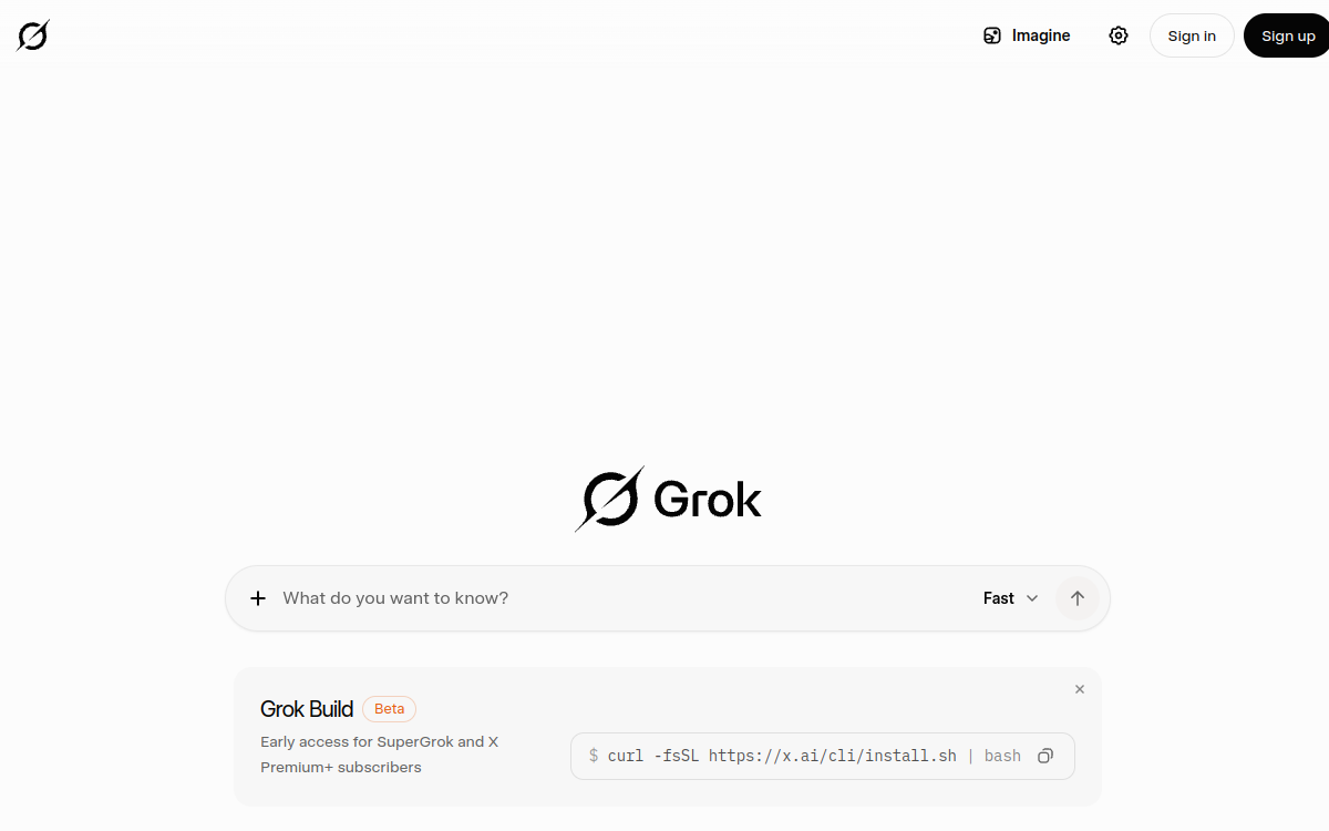 Captura de pantalla de Grok (xAI)