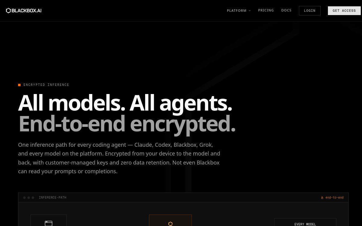 Captura de pantalla de BlackBox AI