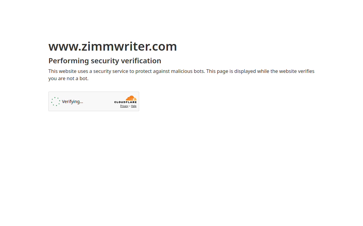 Captura de pantalla de ZimmWriter
