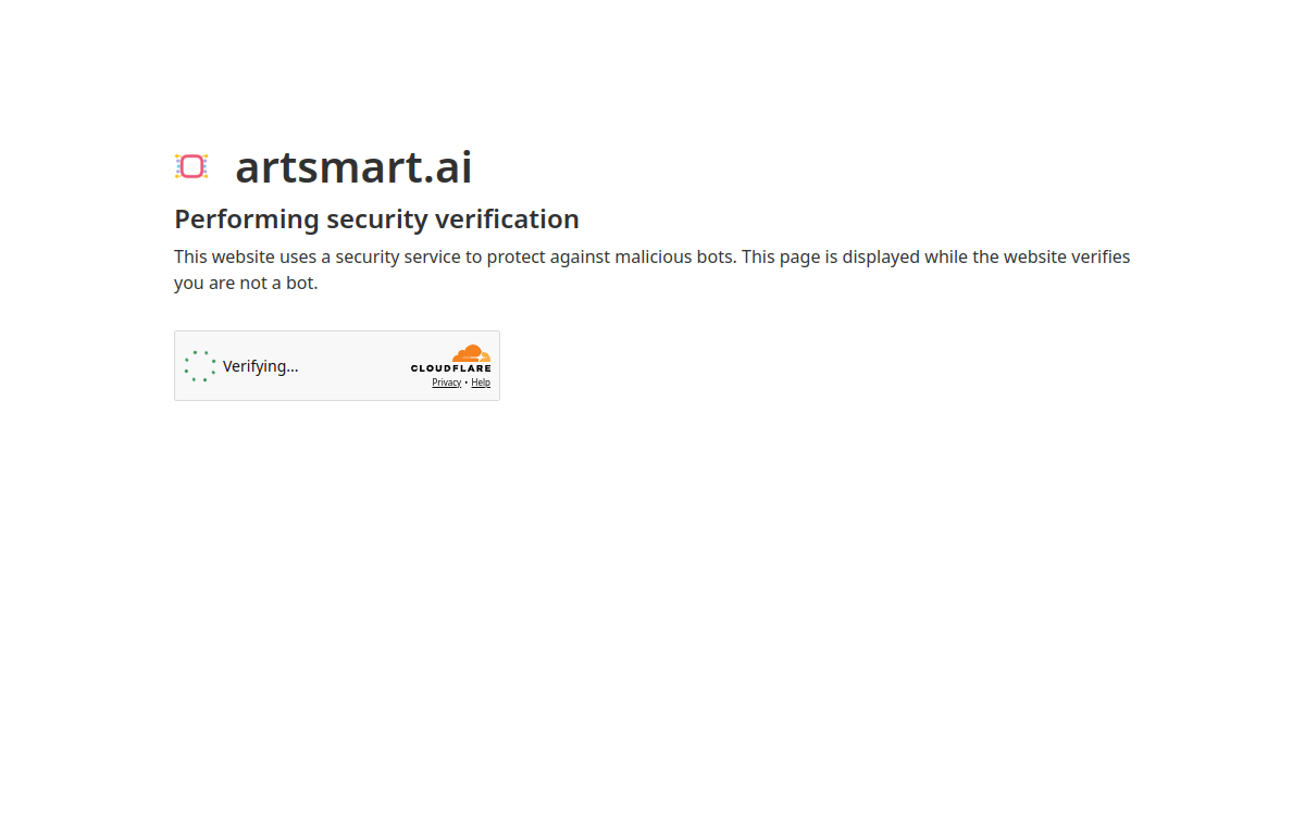 Captura de pantalla de ArtSmart AI