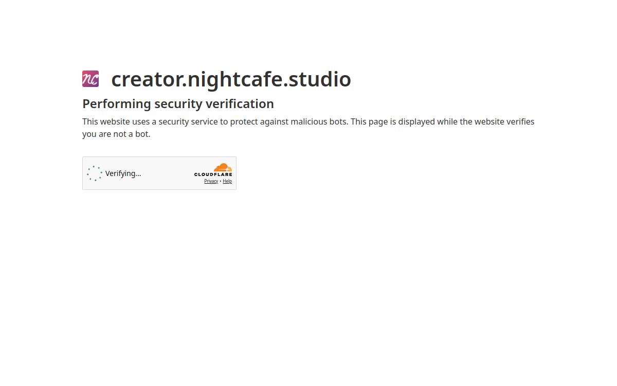 Captura de pantalla de NightCafe