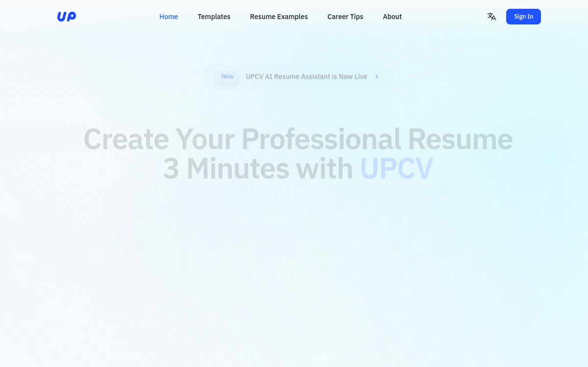 Captura de pantalla de UPCV