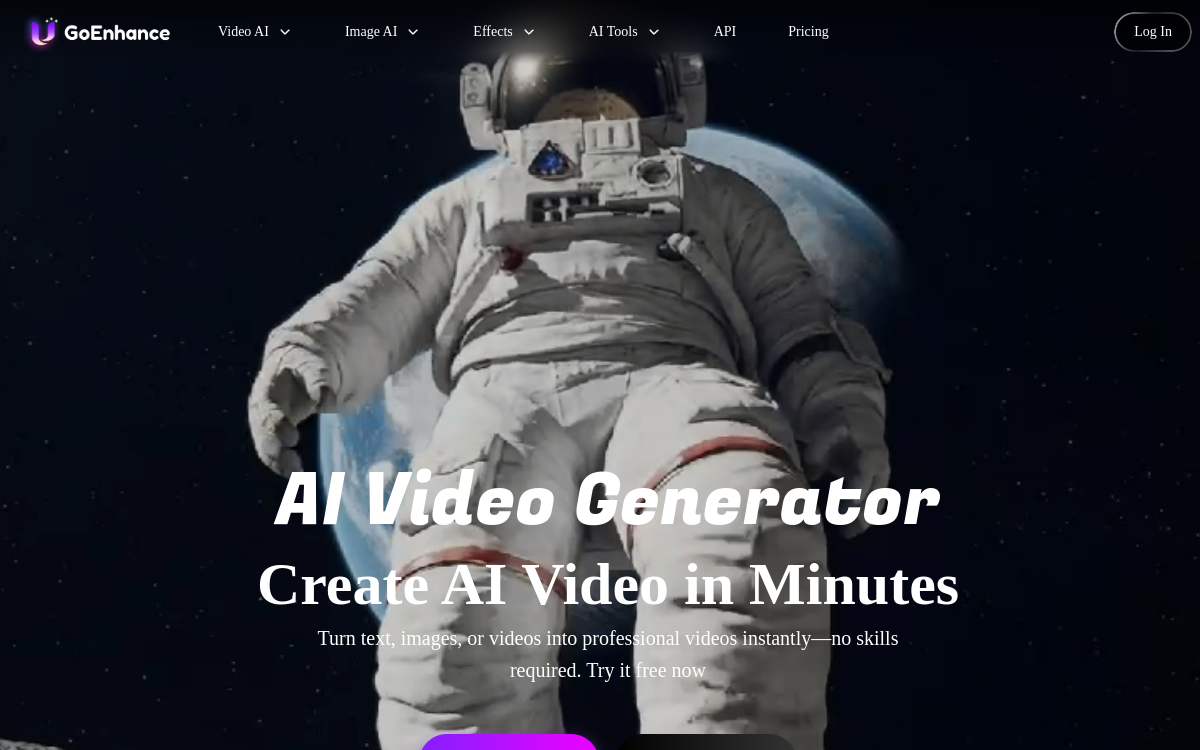 Captura de pantalla de GoEnhance AI