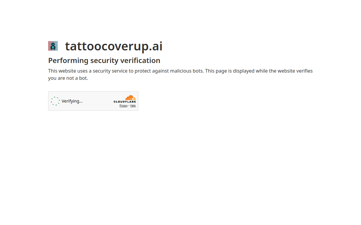 Captura de pantalla de TattooCoverUp