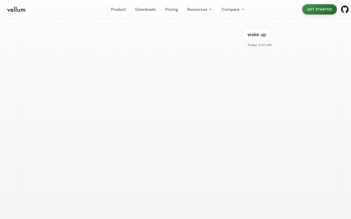 Captura de pantalla de Vellum AI
