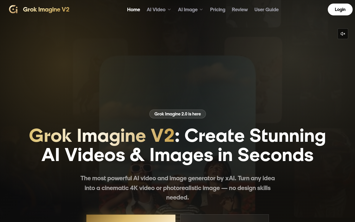 Captura de pantalla de Grok Imagine 2