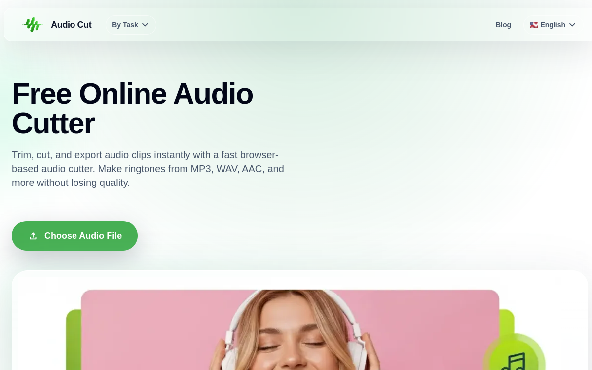Captura de pantalla de Audio Cut