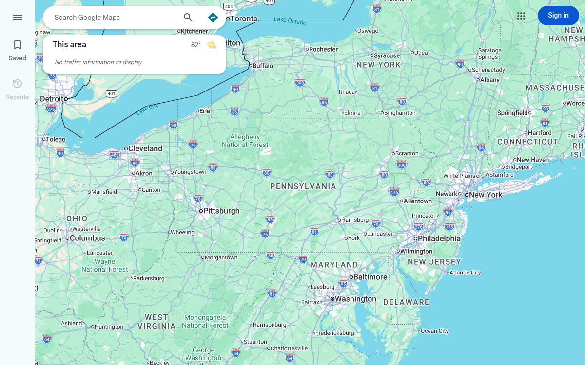Captura de pantalla de Ask Maps