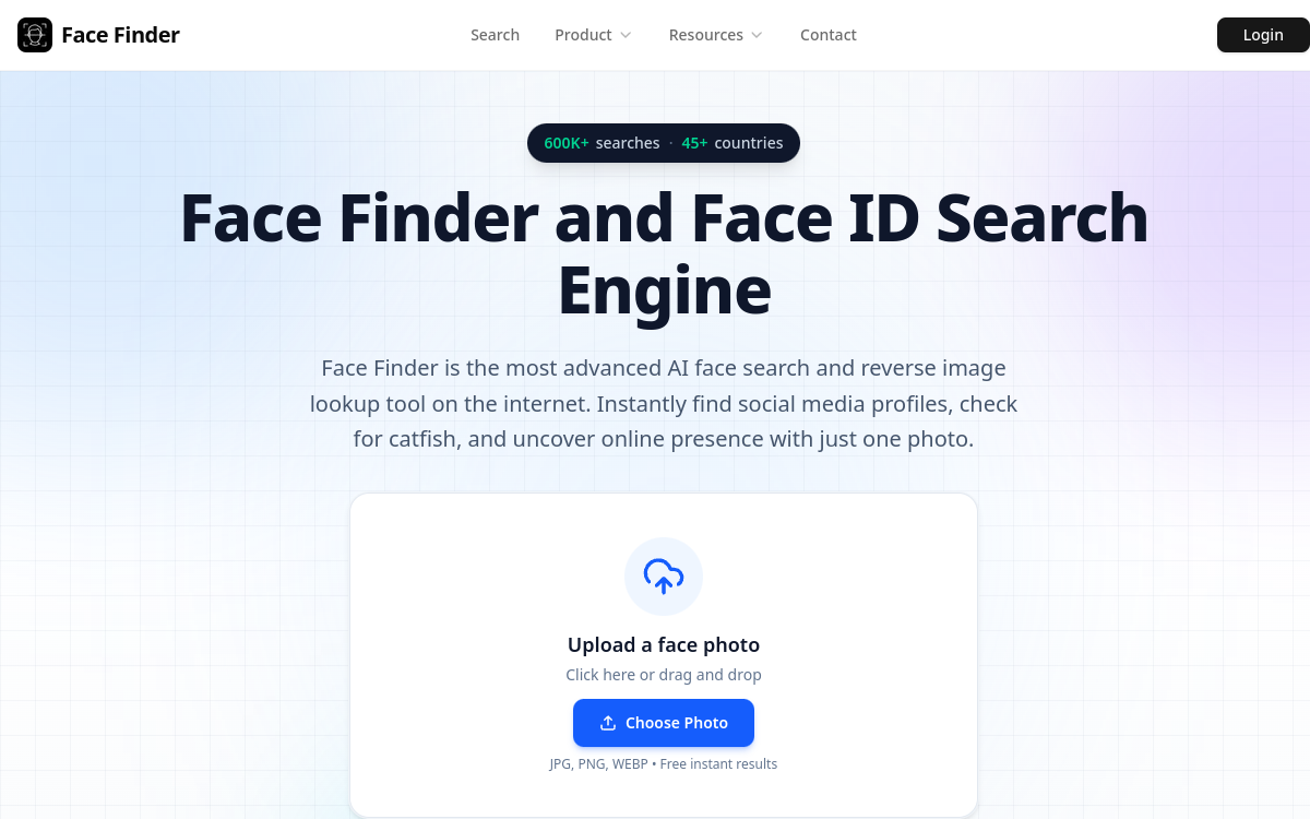 Captura de pantalla de FaceFinder