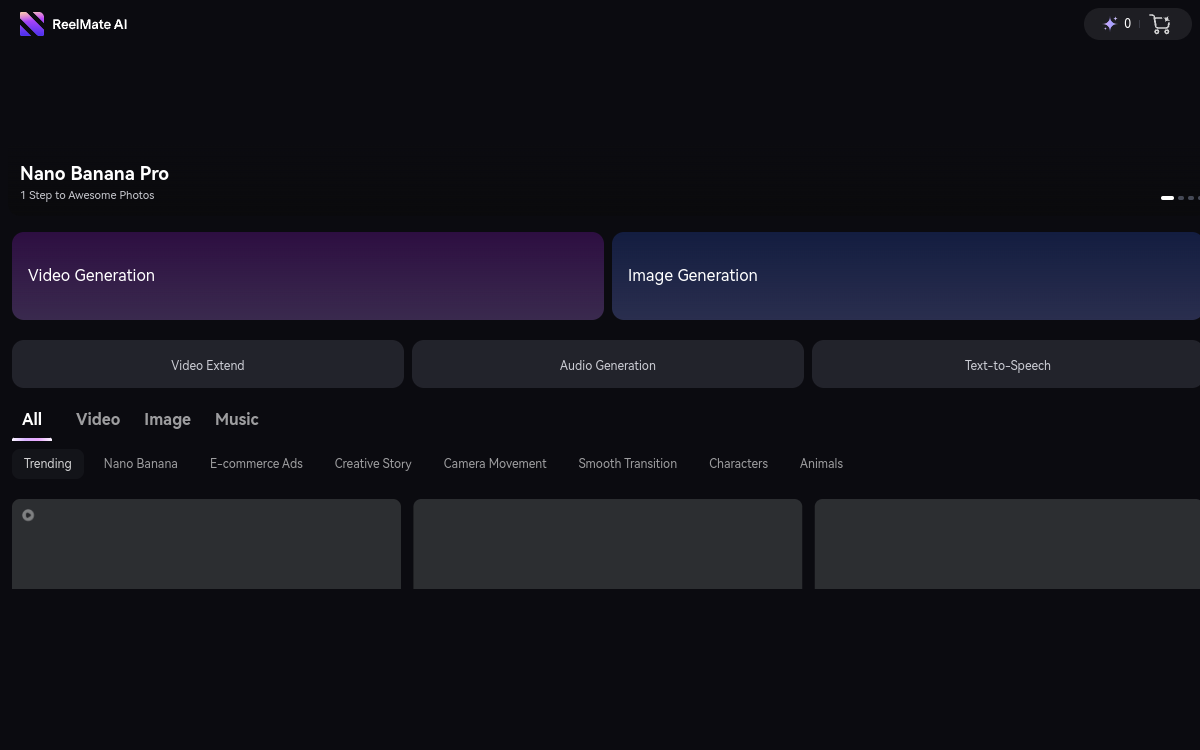 Captura de pantalla de ReelMate AI