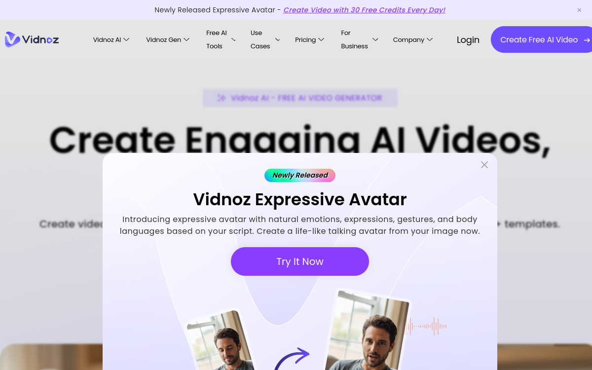 Captura de pantalla de Vidnoz