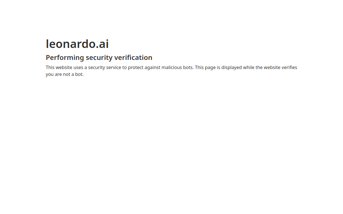 Captura de pantalla de Leonardo AI