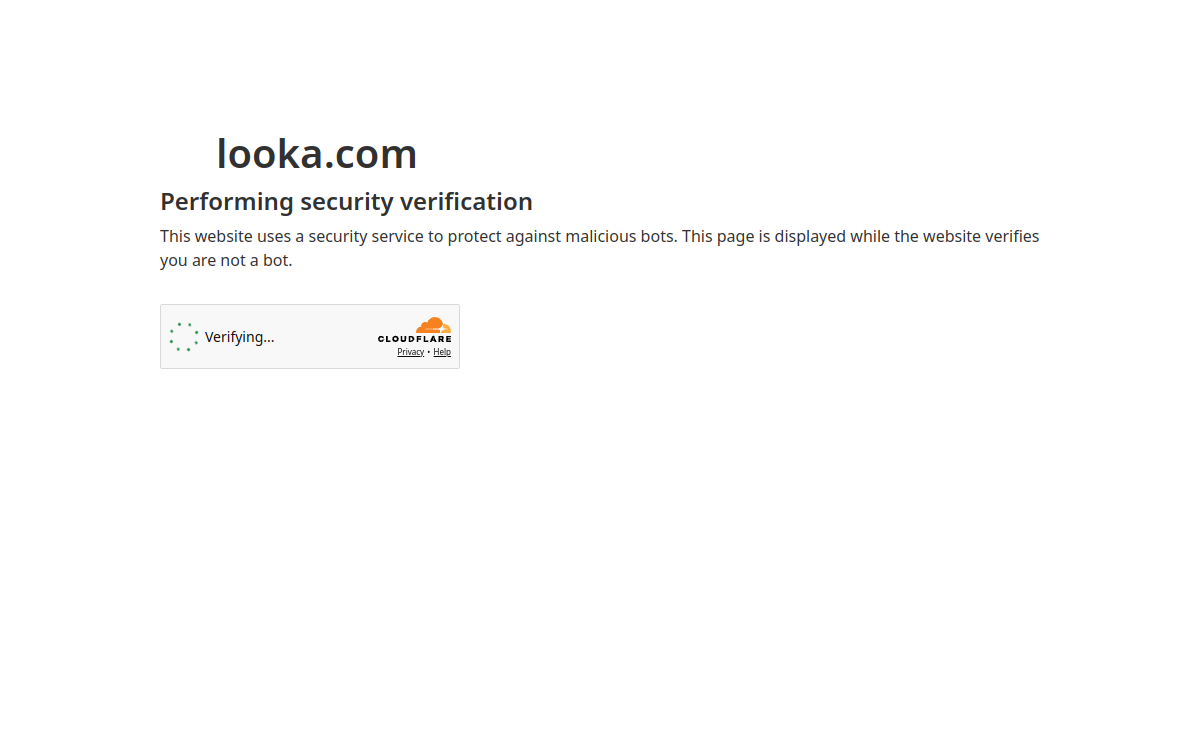 Captura de pantalla de Looka