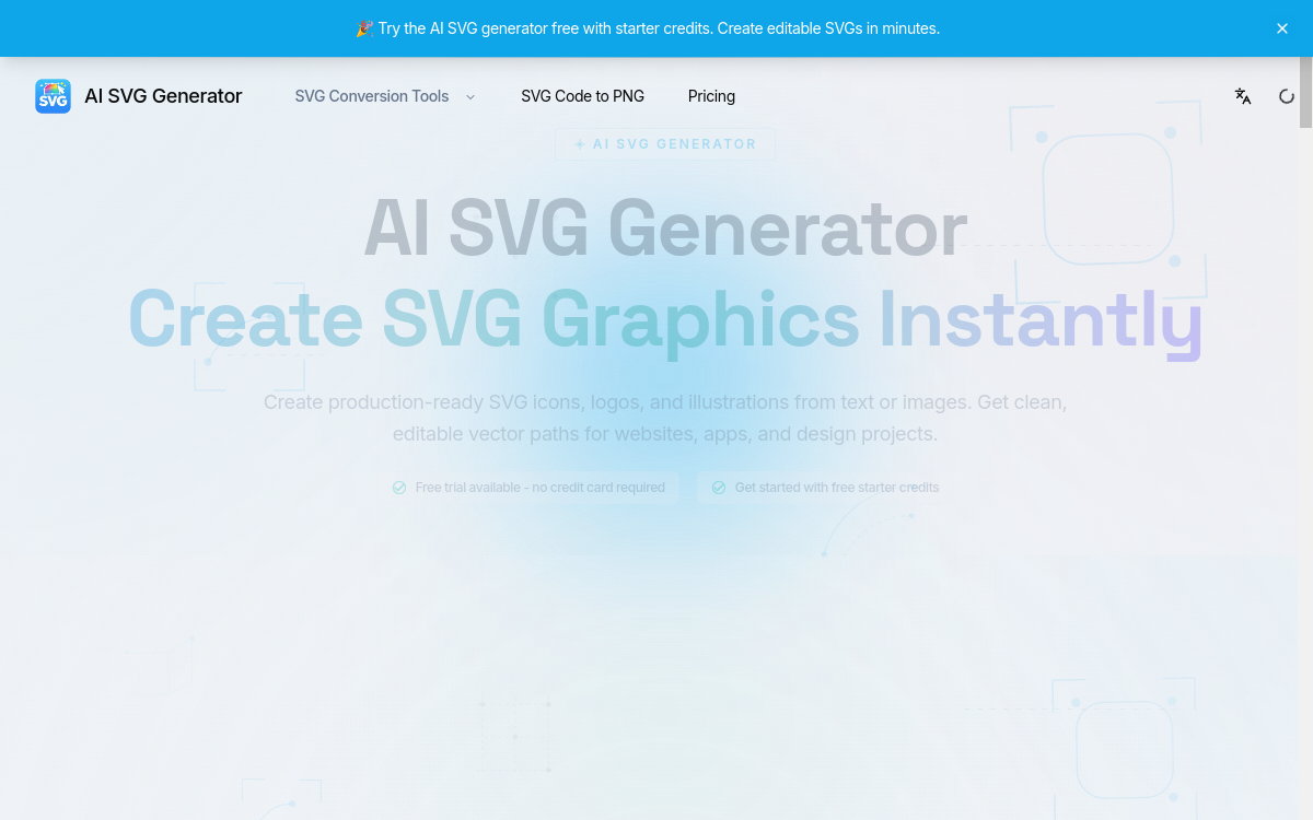 Captura de pantalla de SVG Generator