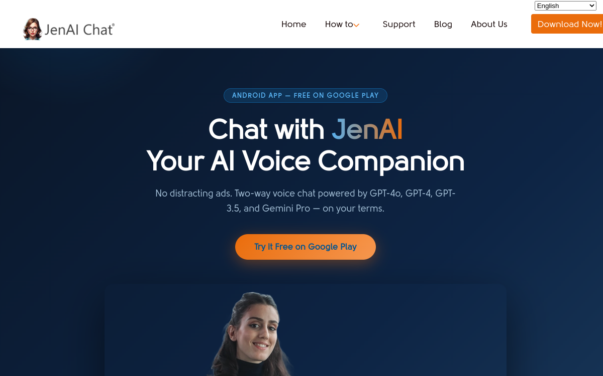 Captura de pantalla de JenAI Chat