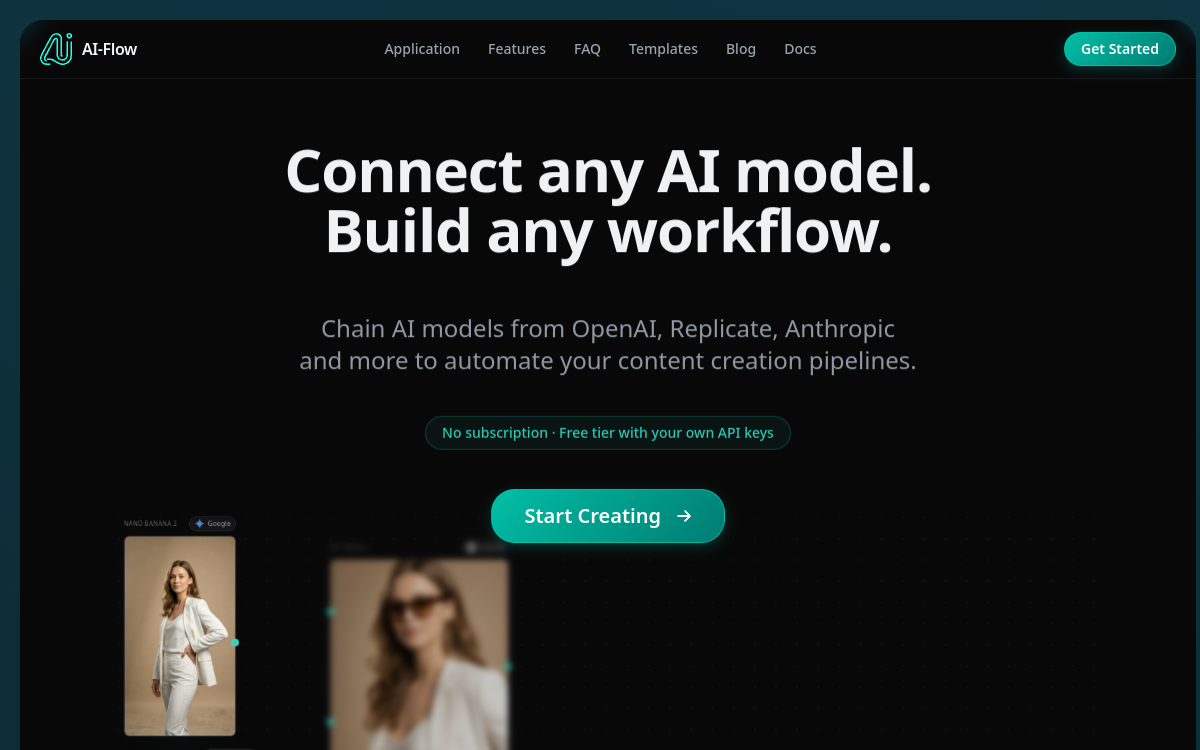 Captura de pantalla de AI-Flow