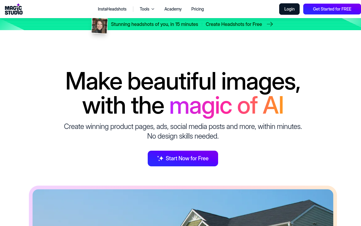 Captura de pantalla de Magic Studio Canvas