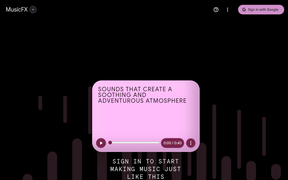 Captura de pantalla de MusicFX
