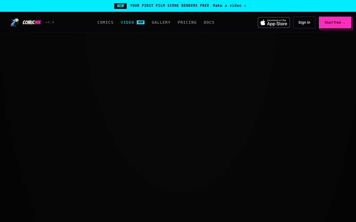 Captura de pantalla de ComicInk AI
