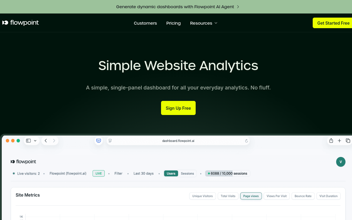 Captura de pantalla de Flowpoint