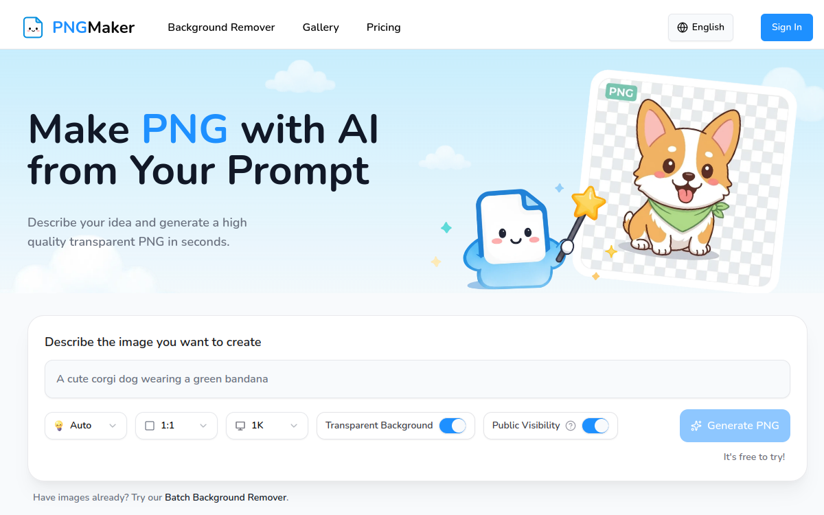 Captura de pantalla de PNGMaker