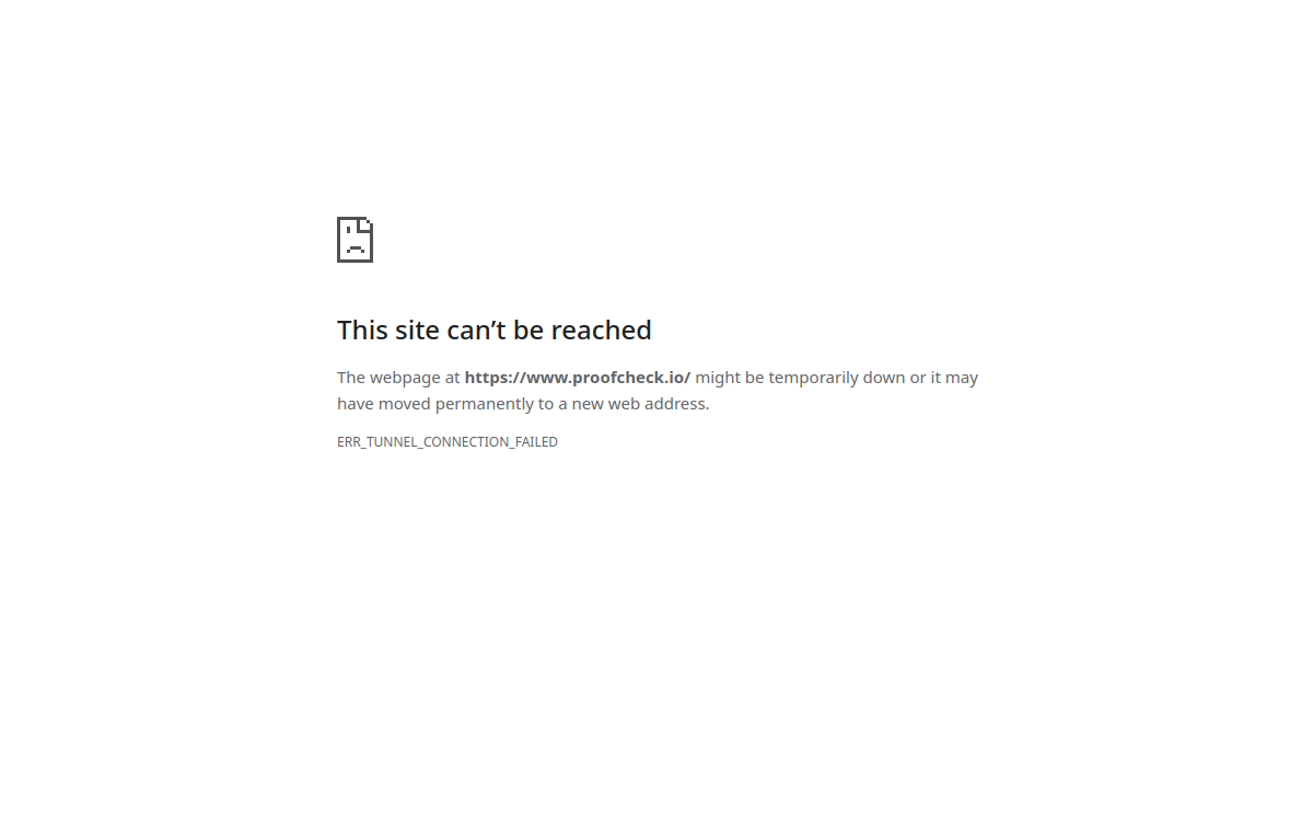 Captura de pantalla de Proofcheck