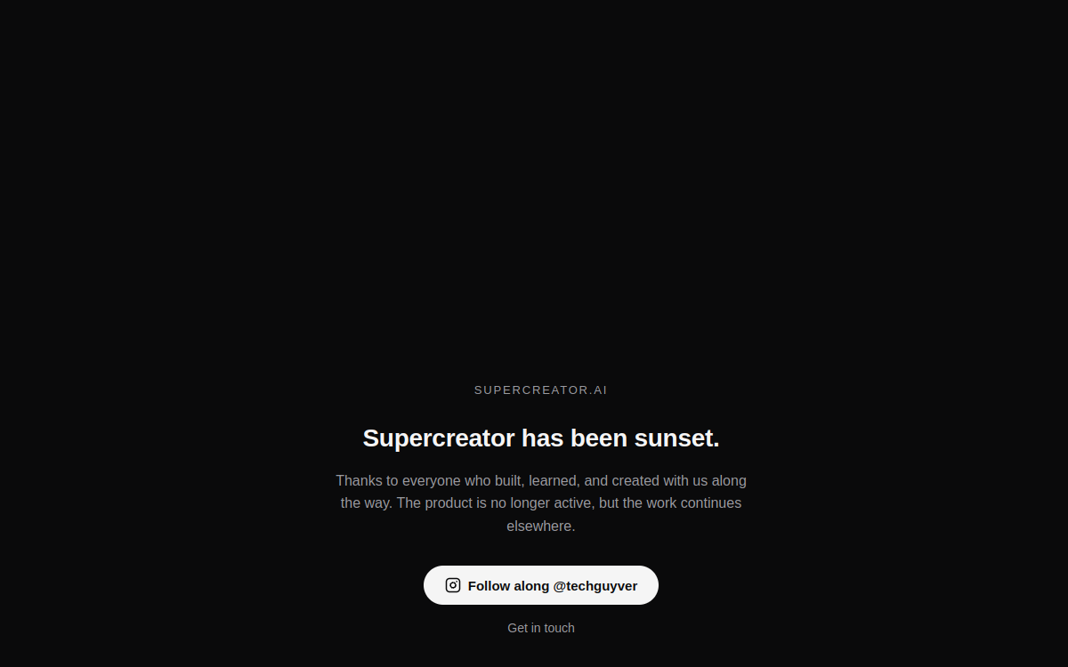 Captura de pantalla de Supercreator