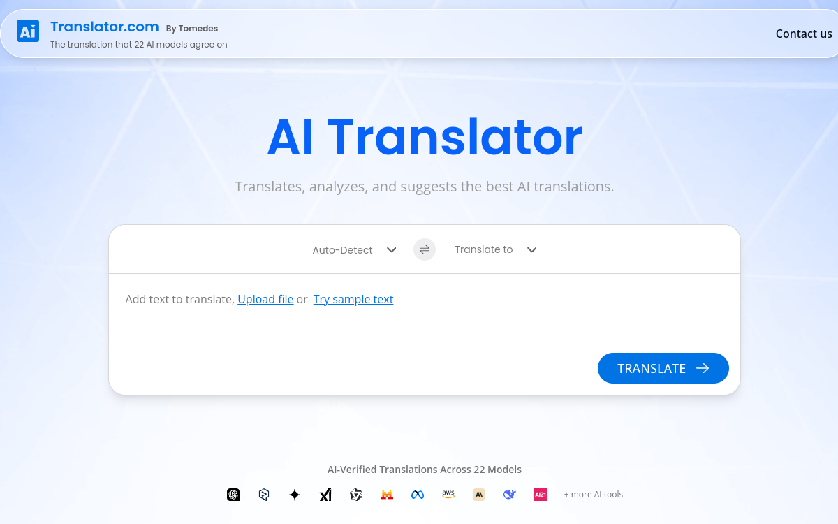Captura de pantalla de AI Translator